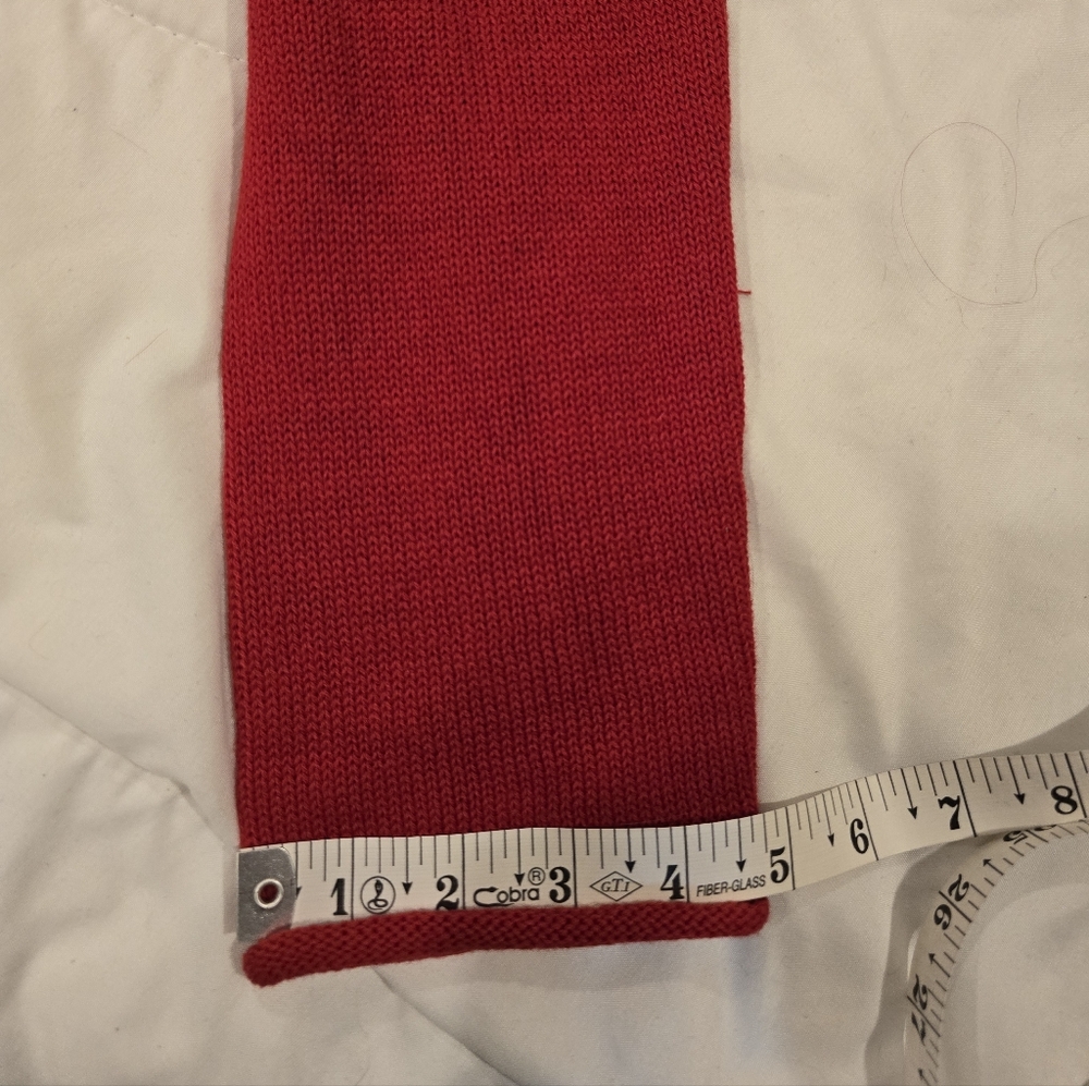 Wild Fable Womens NWT Americana Pullover Sweater Lobster Red & White Size Small - Picture 6 of 12